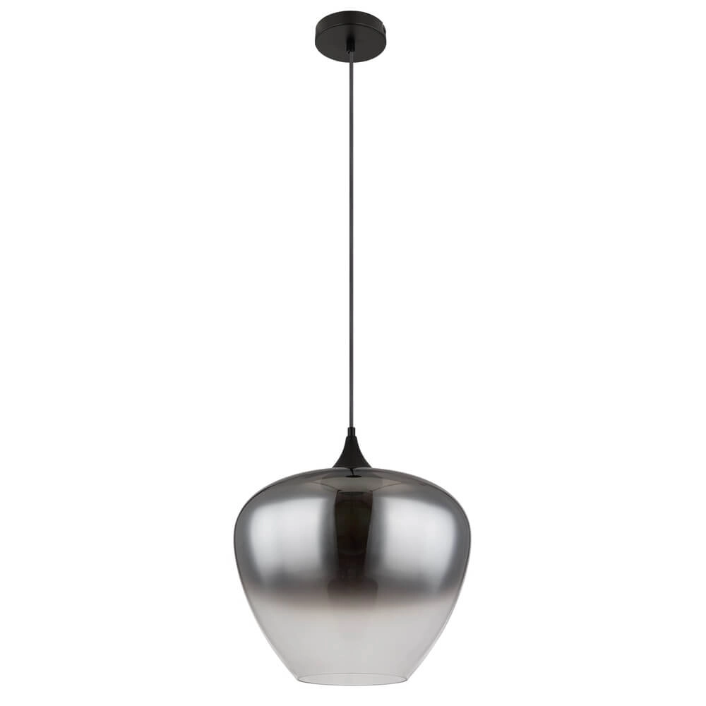 Schwarze Pendelleuchte Maxy Einzel Ø 29cm Globo 9007371446902