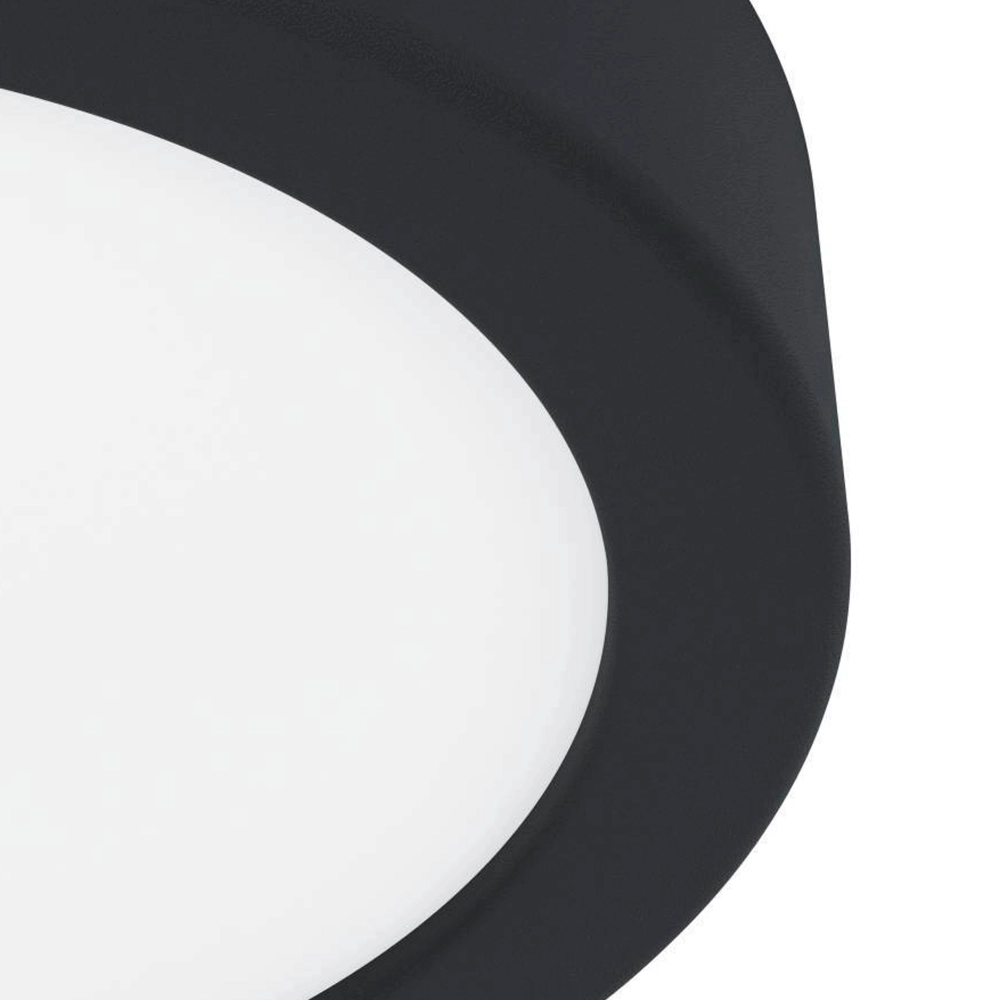 Schwarze Deckenlampe Fueva 5 Ø 16cm Eglo 9008606244812
