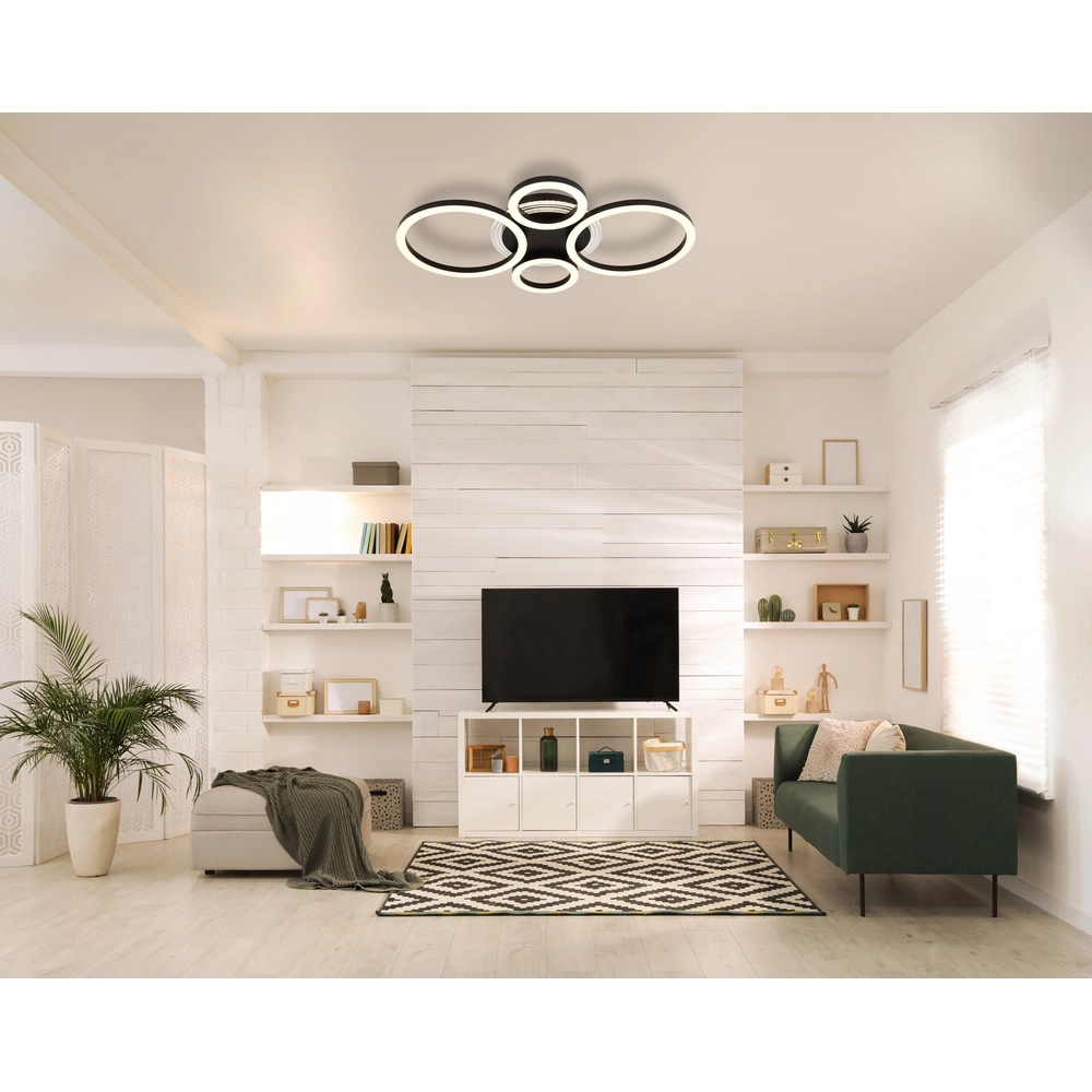 Design-Deckenlampe Loretta Schwarz Globo 9007371484294