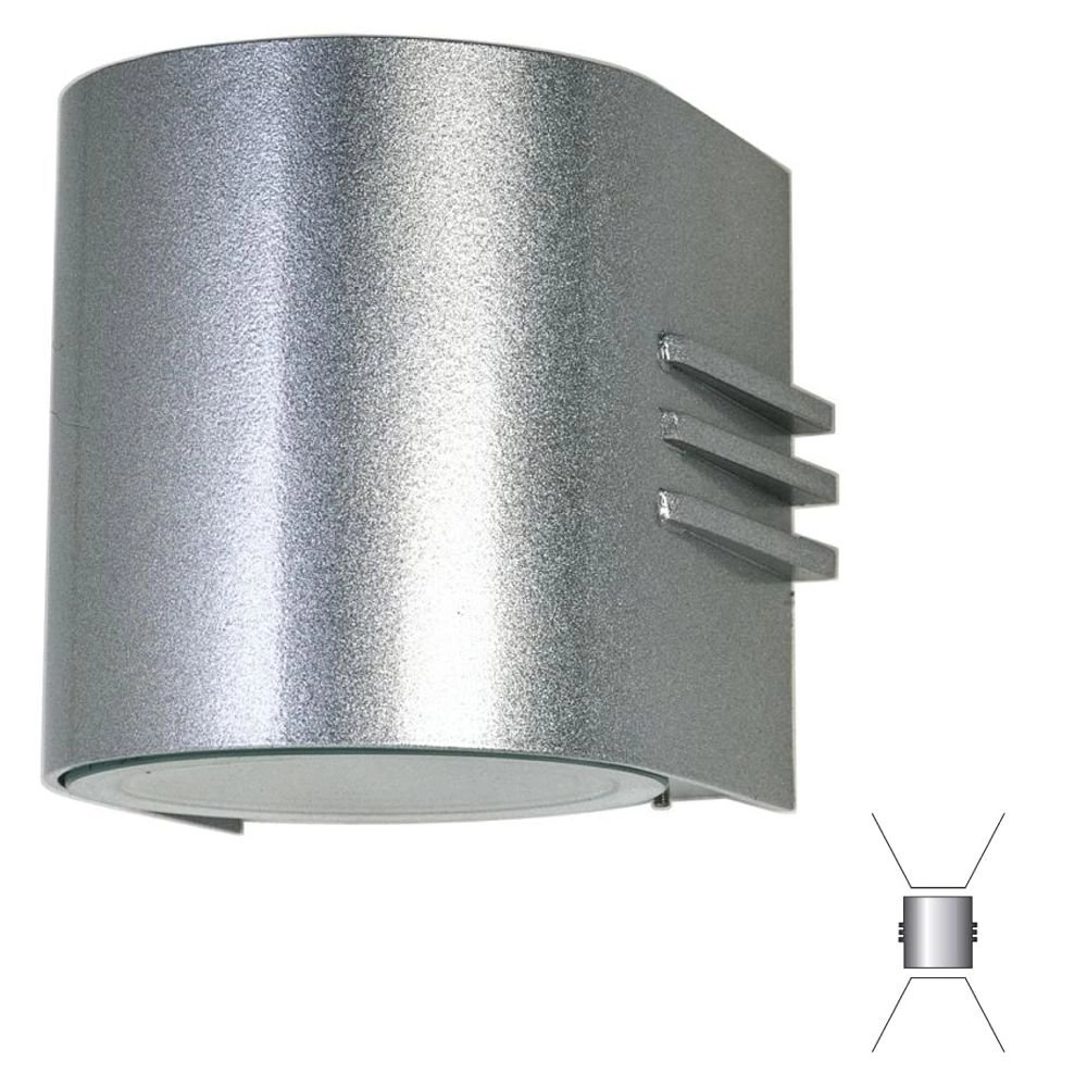 Außenlampe Facade LED - grau