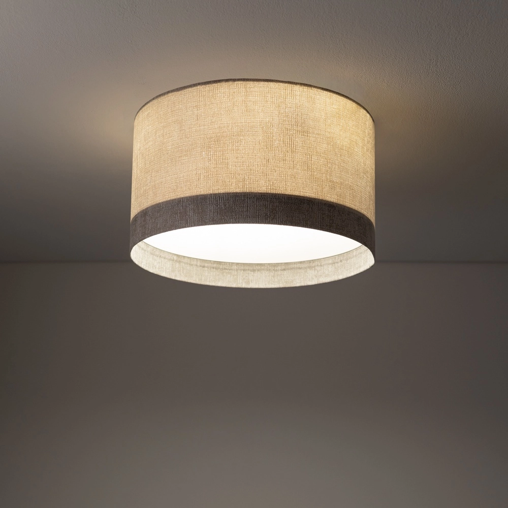 Deckenlampe Cedro sandbraun Ø 35 cm Lyora 5903139116701