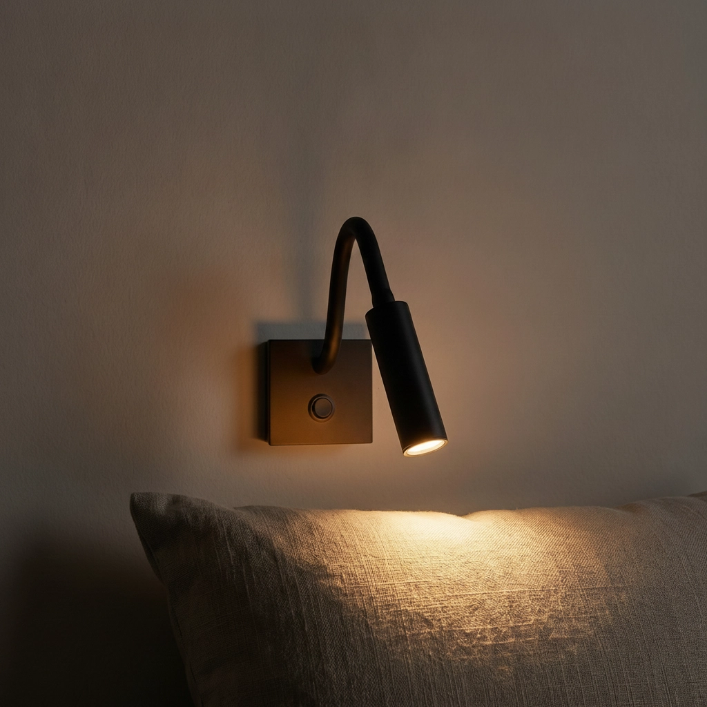 Nachttischlampe Madison schwarz
