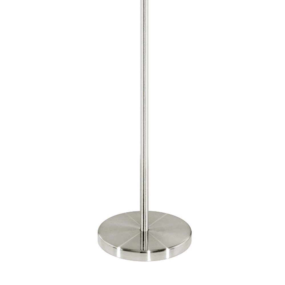 Stehlampe Pasteri 28cm Nickel Matt mit hellbrauner Kapuze Eglo 9002759951672
