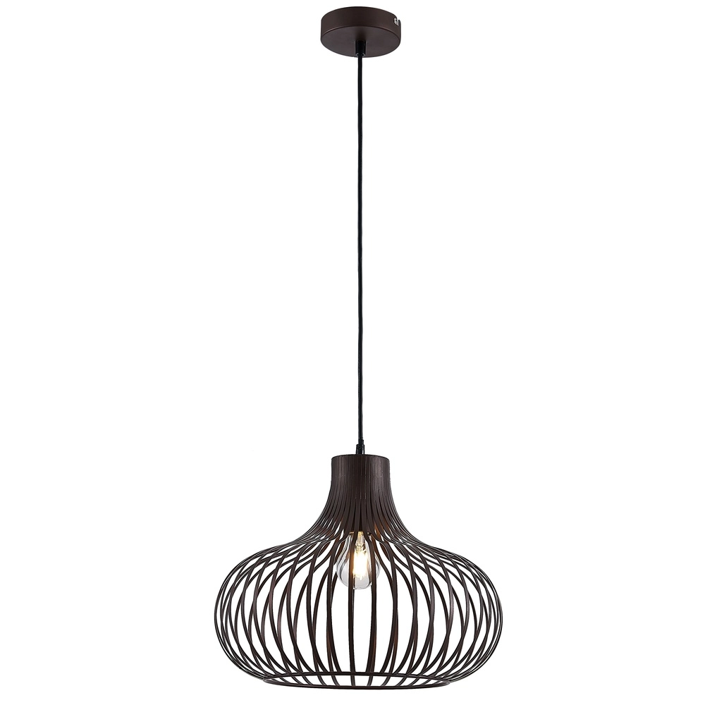 Design-Pendellampe Mateo Rostbraun