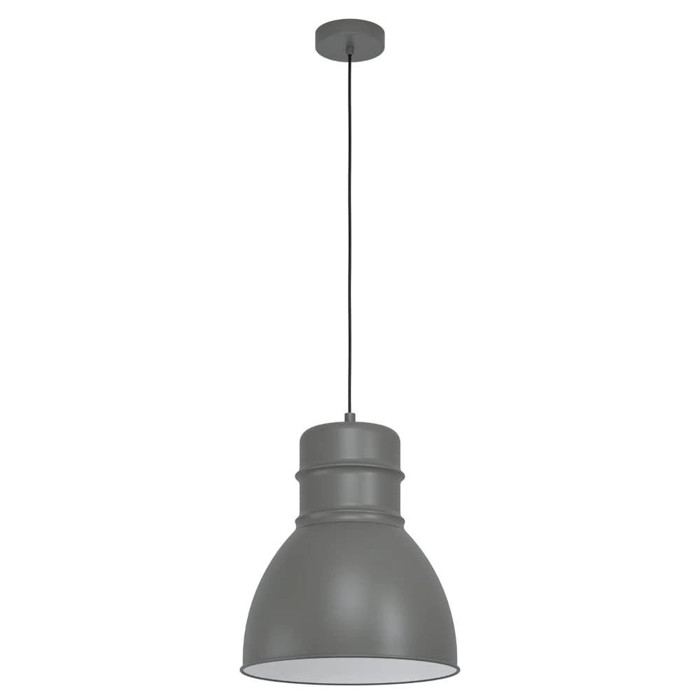 Graue Hängelampe Ebury Ø 38cm