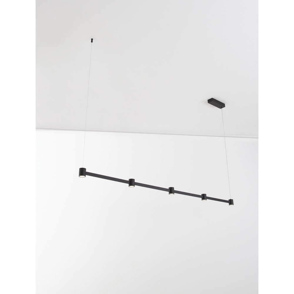 Design-Pendelleuchte Puize 5-flammig schwarz Lyora 5212017448590