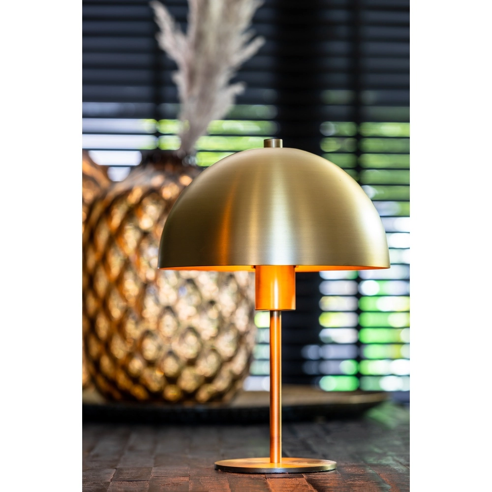 Tischlampe Merel messingmatt Ø 25cm Light & Living 8717807314231