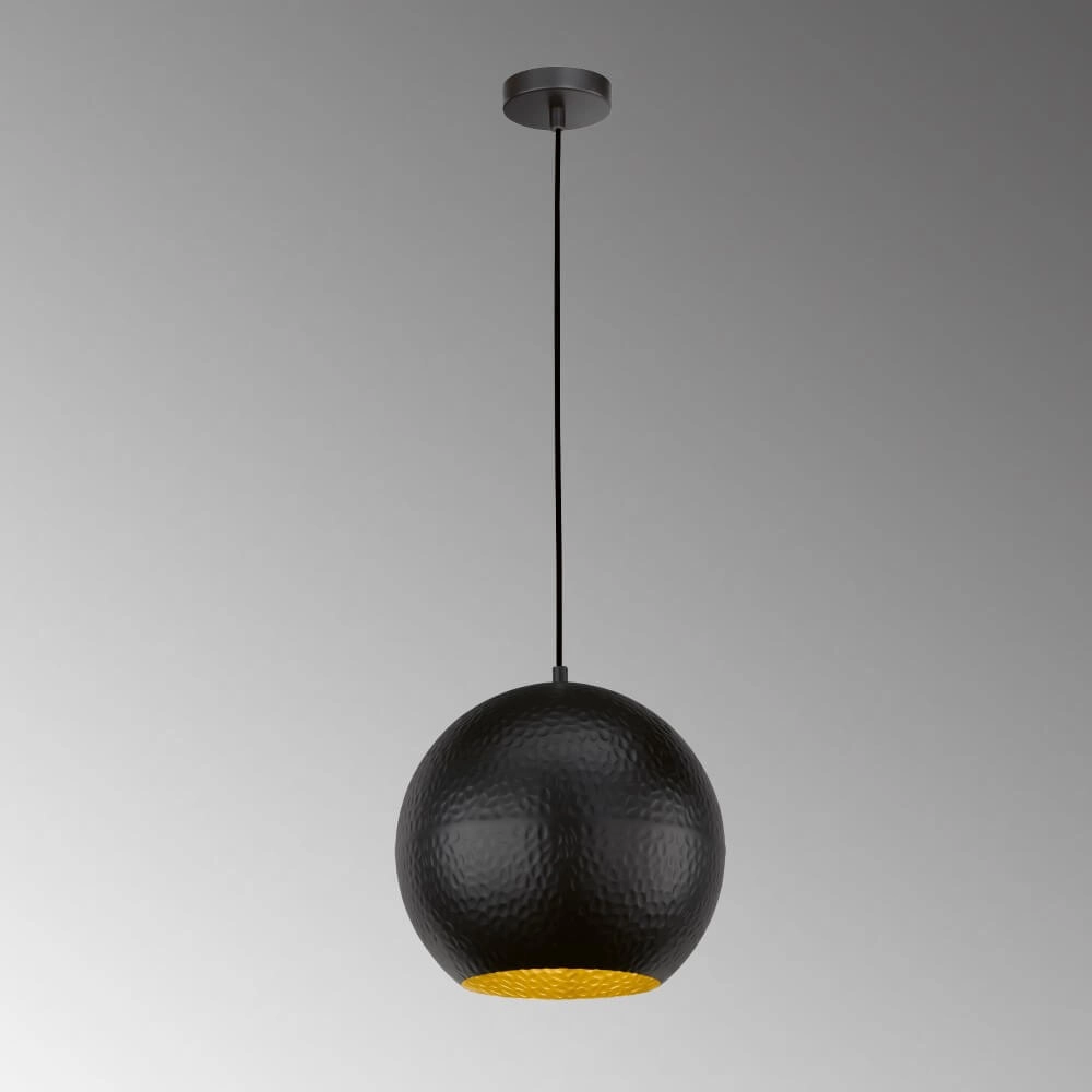 Kugel-Hängelampe Mylon Ø 30cm schwarz Fischer & Honsel 4003694607636