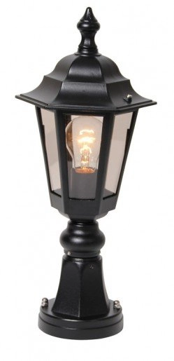 Classic outdoor lamp Berlusi black