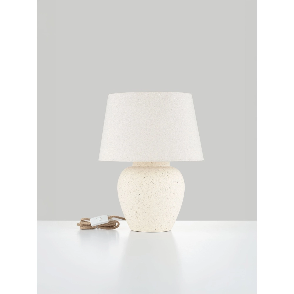 Japandi-Tischlampe Tero Beige Lyora 5212017494023