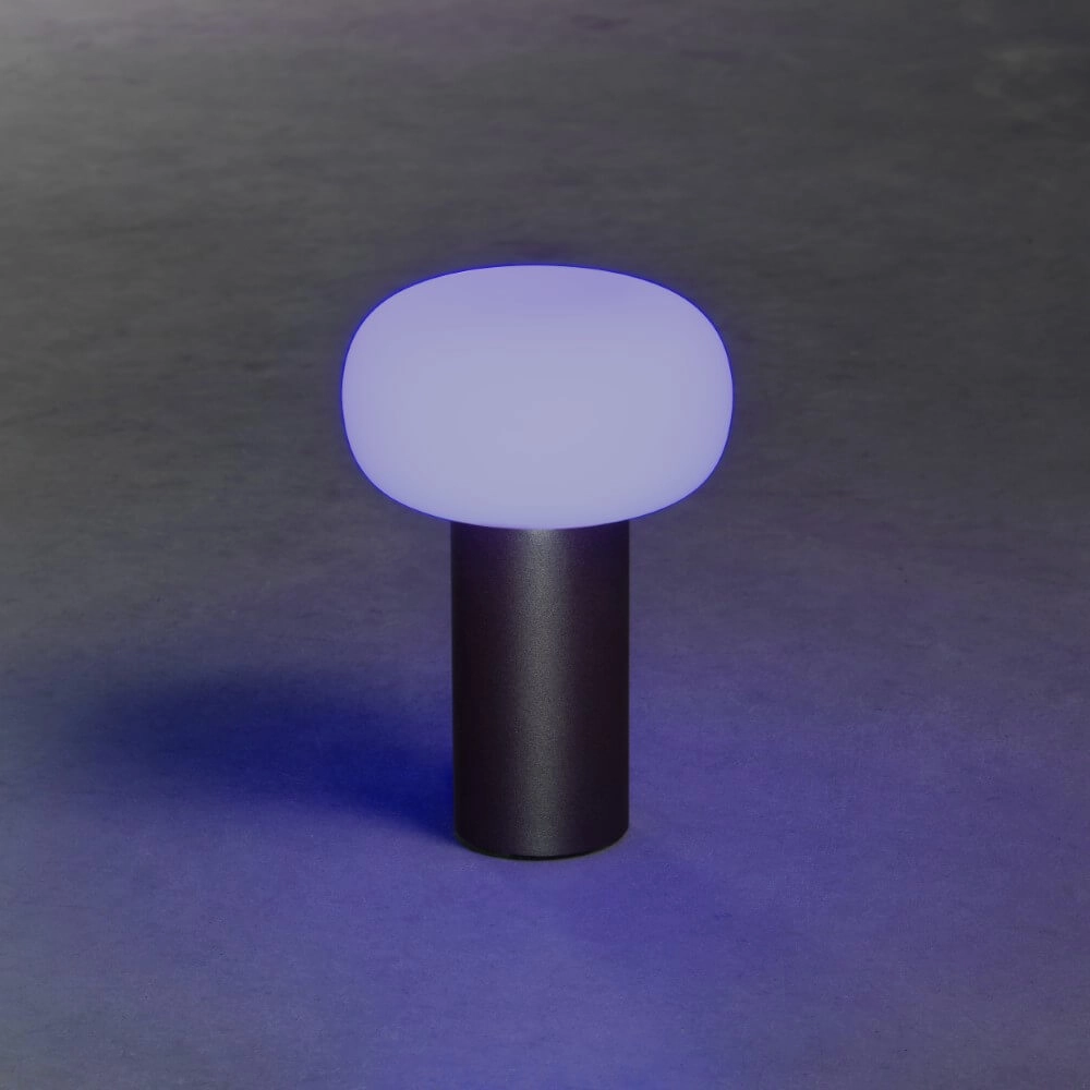 Wiederaufladbare Tischlampe Antibes Anthrazit KonstSmide 7318308267524
