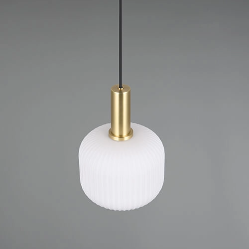 Pendeln Diva Ø 20cm - weißes Glas Trio 4017807614497