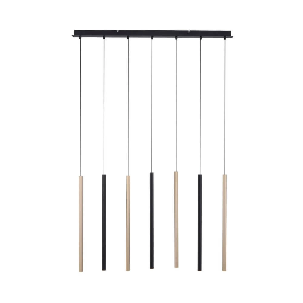 Einzigartige Hängelampe Flute 7-Licht