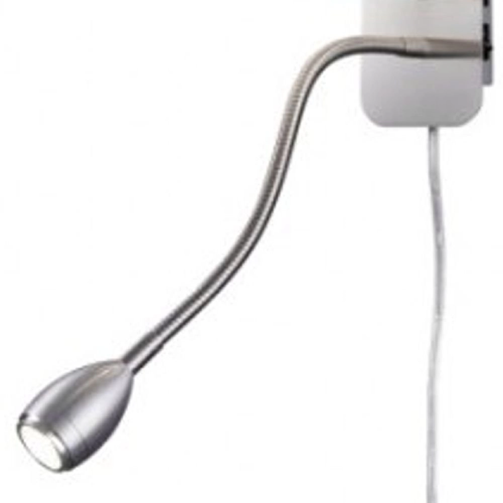 Wandleuchte Series 2711 mit Leseleuchte und schwarzem Schirm Trio 4017807247268
