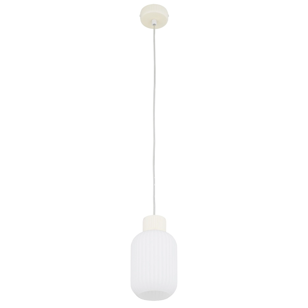 Pendellampe Aurora sandbraun Ø 14 cm