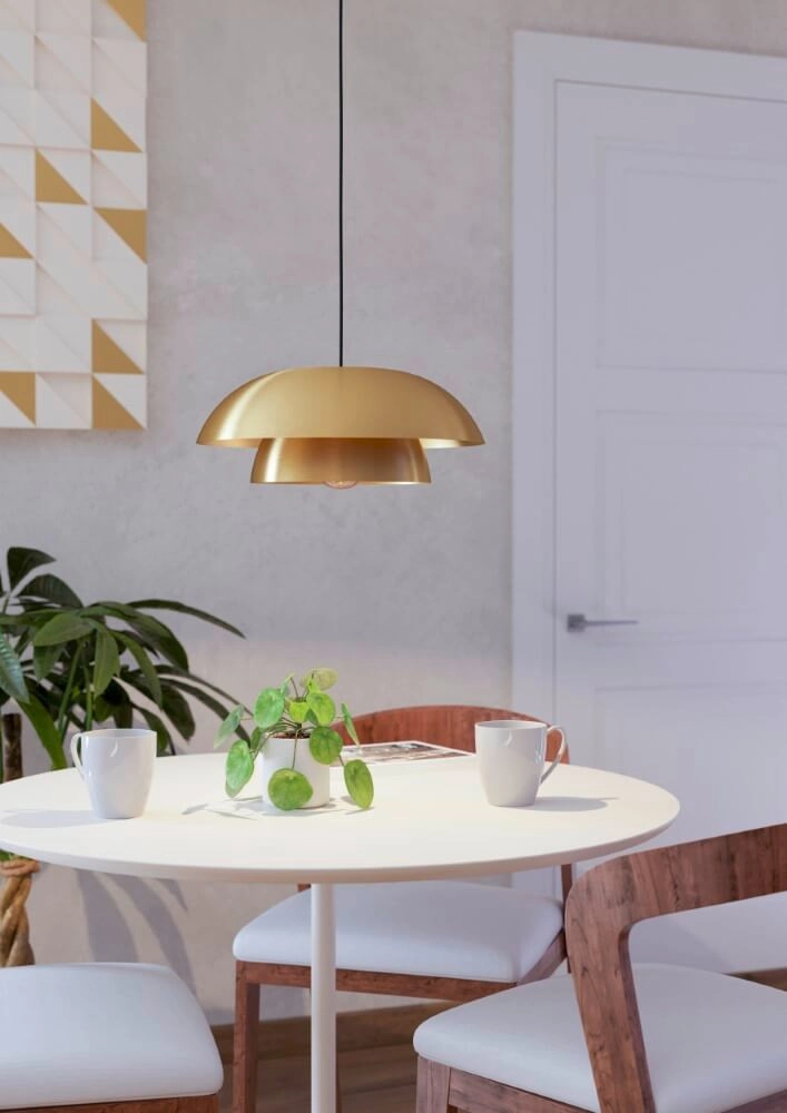 Hängelampe im Golddesign Cenciara Ø 40cm Eglo 9008606274390