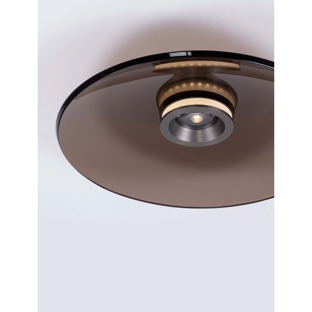 Deckenlampe Esti braunes Glas Ø 50cm Lyora 5212017461834