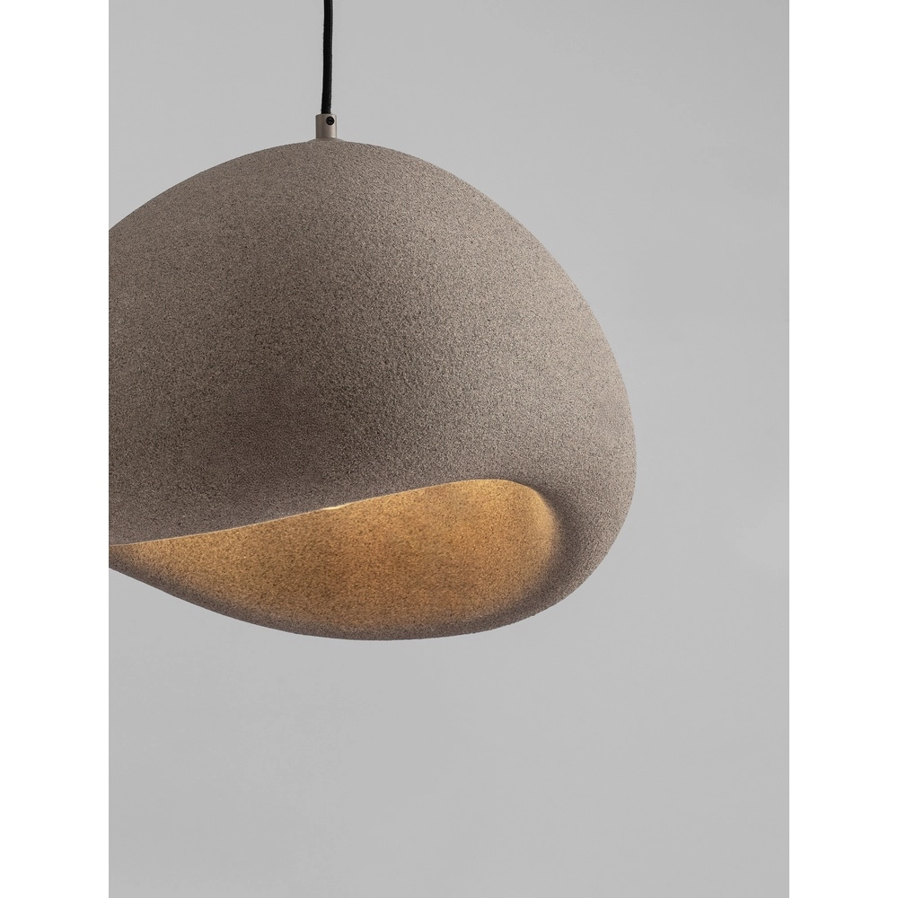 Natürliche Pendelleuchte Aere braun 50cm Lyora 5212017476722