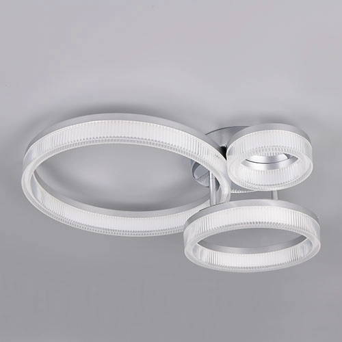 Moderne Deckenlampe Mova M chrome Trio 4017807682199