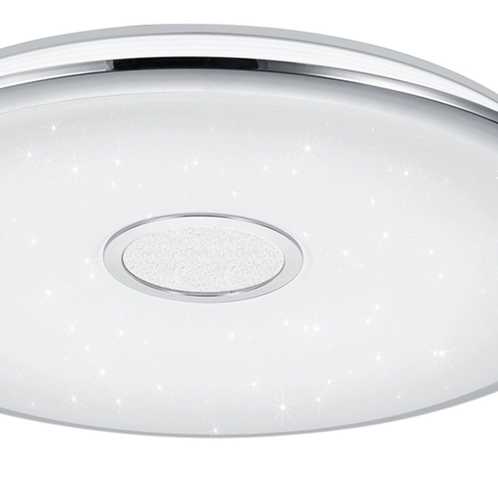 LED-Deckenleuchte Osaka 67cm grau mit Sterneffekt Trio 4017807337730