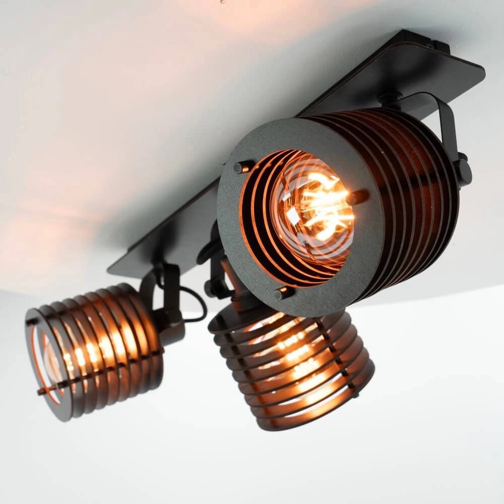 Industrieller Deckenstrahler Segovia 3-flammig Eglo 9008606267163