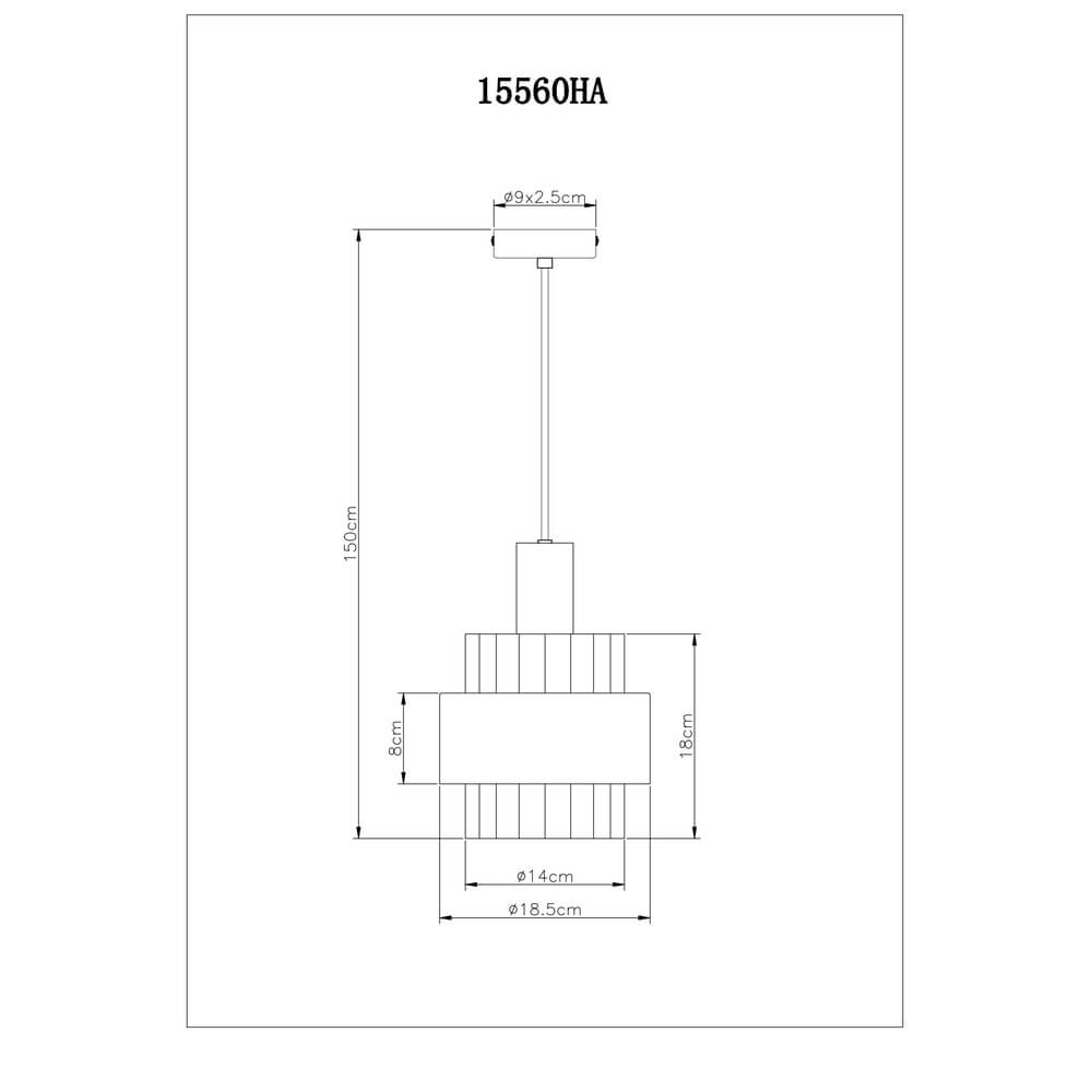 Pendelleuchte Milley Bronze Ø 18,5cm Globo 9007371462674