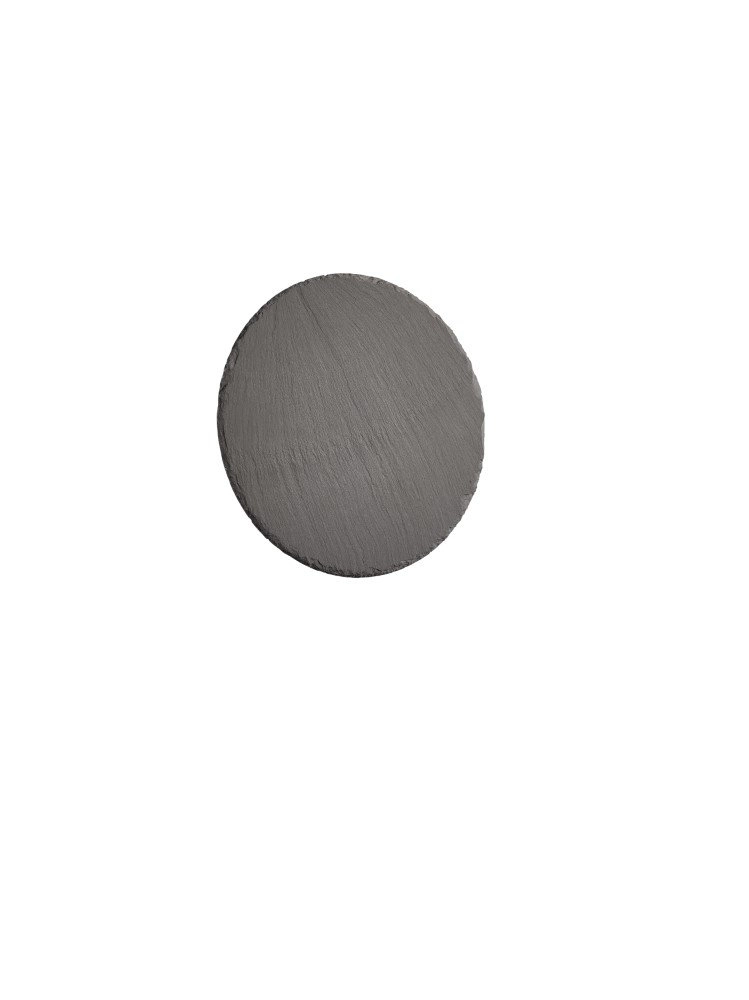 Led-wandleuchte Raven Round 20 cm Schiefergrau Trio 4017807465921