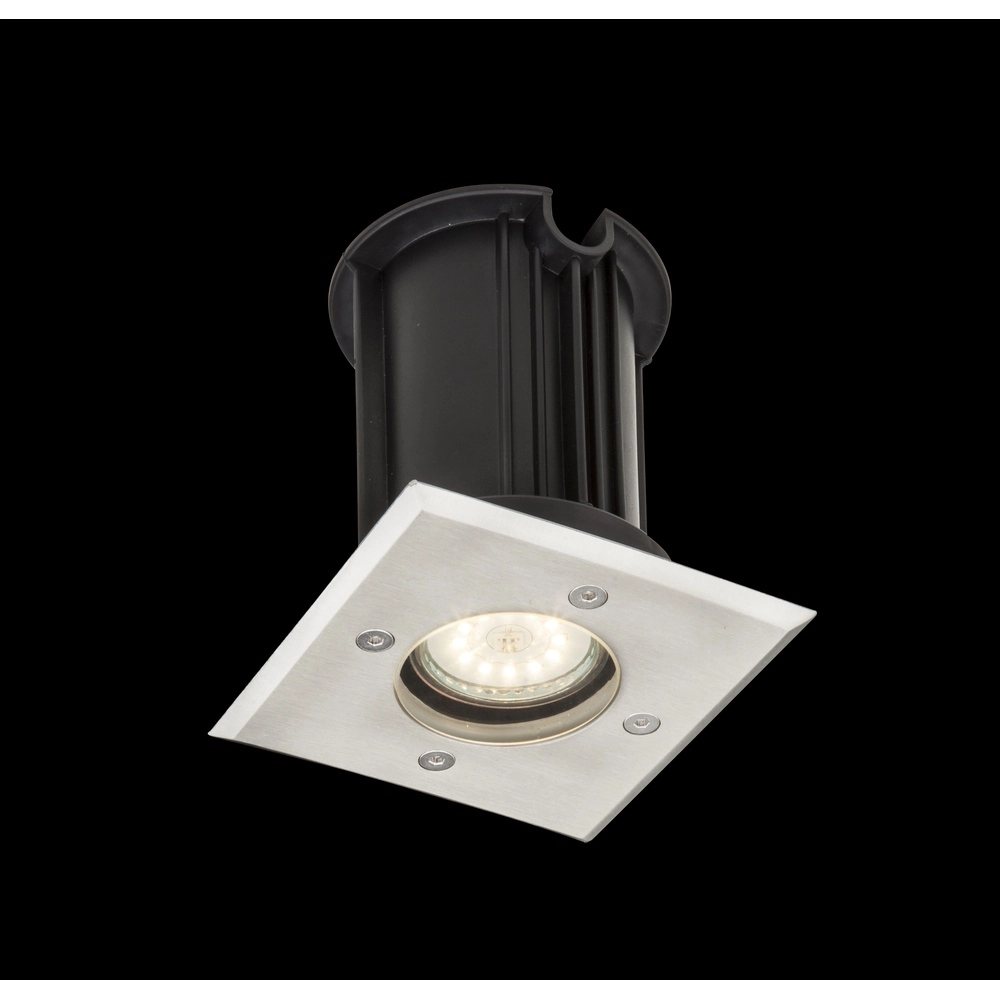 Platzplatz auf dem Gelände Style II Quadratischer Edelstahl Globo 9007371327546