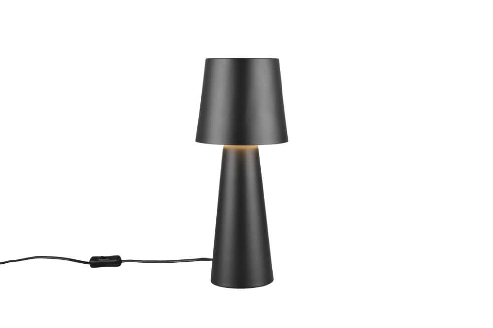 Nachttischlampe Nubian Schwarz Trio 4017807616132