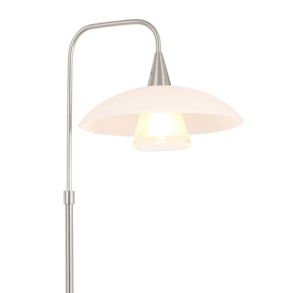 Tischlampe Tallerken Metallgrau Steinhauer 8712746132021