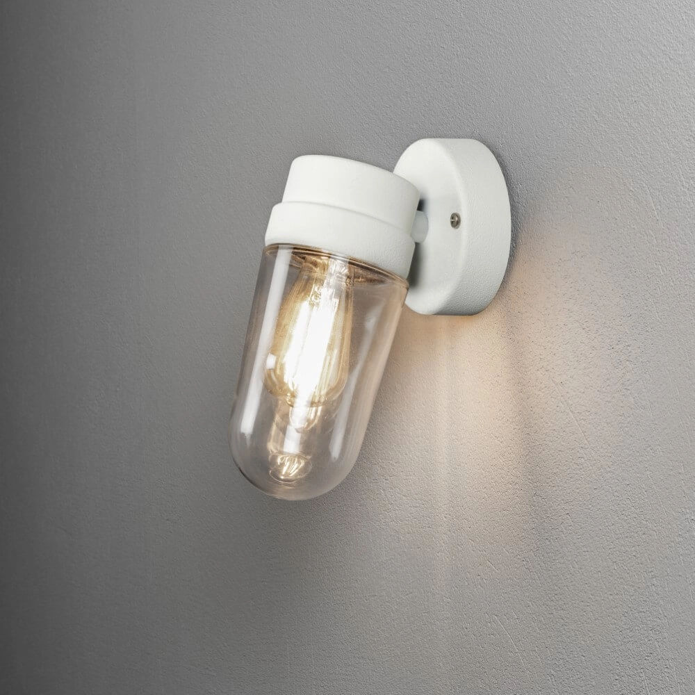 Ländliche Außenlampe Vega Weiß KonstSmide 7318304292506