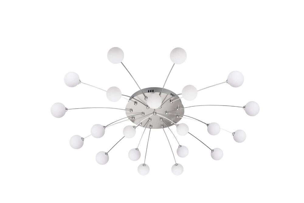 Designer-Deckenleuchte Bullet Nickel Trio 4017807539226