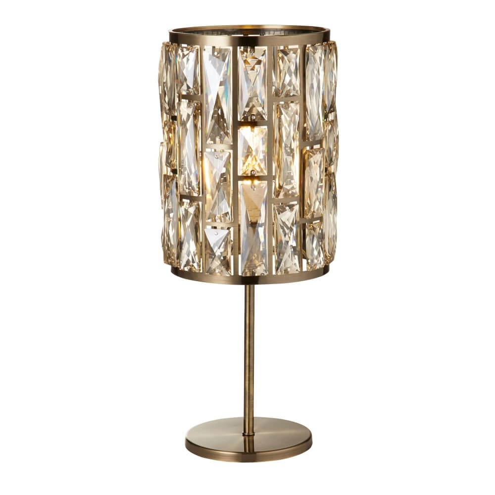 Klassische Tischlampe Bijou Gold Searchlight 5053423242101