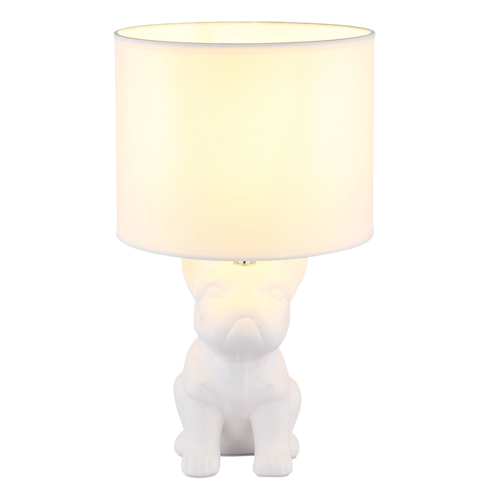 Tischlampe Dogo Hund White mit Mütze Globo 9007371569687