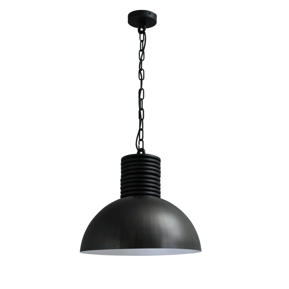 Schwarze Industrielampe Industria Gunmetal 40