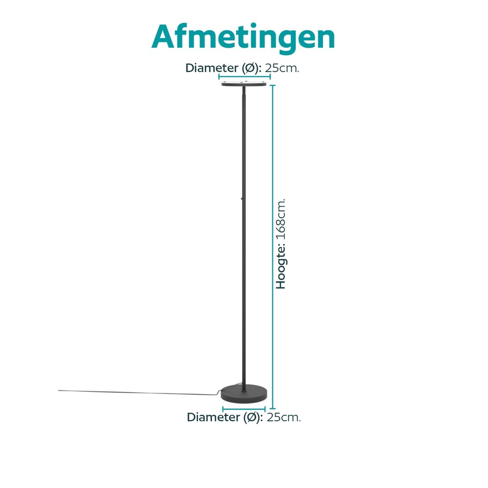 Design-Stehlampe Piagnolo Schwarz Eglo 9008606399390