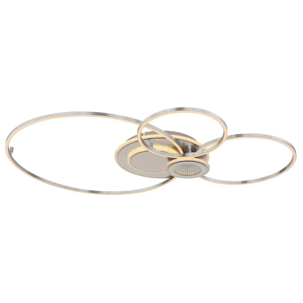 Silbergraue Deckenlampe Beltran Konstruktion Globo 9007371583690