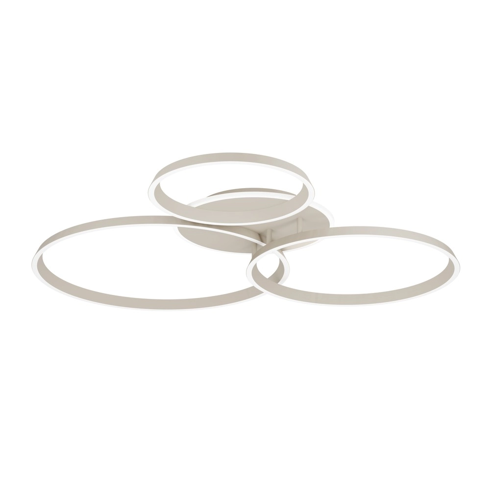 Moderne Deckenlampe Girifalco Sandbraun 96 x 84 cm