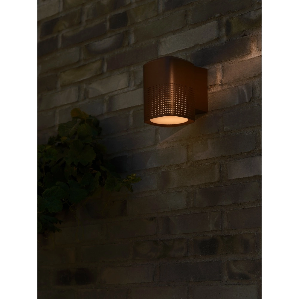 Dänische Außenlampe im dänischen Stil Sidara  Rostbraun Nordlux 5704924025761