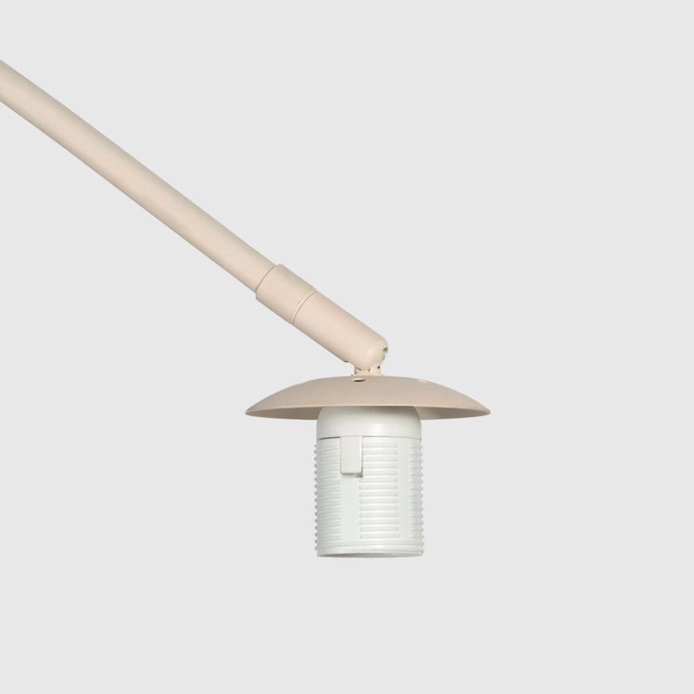 Bogenlampe Sparkled Light creme mit weißem Kugelschirm Ø 45cm Steinhauer 8712746179958