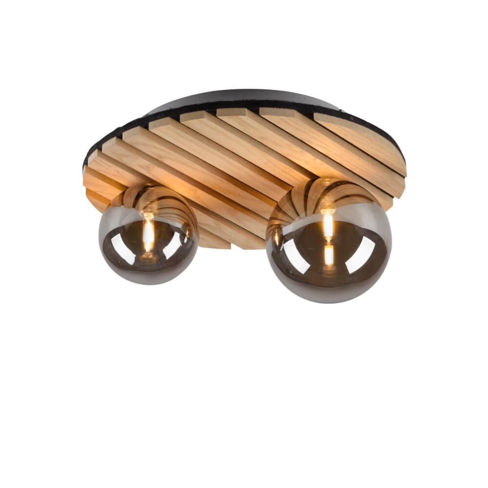 Deckenleuchte aus Holz Green Stika um Just Light 4043689004231