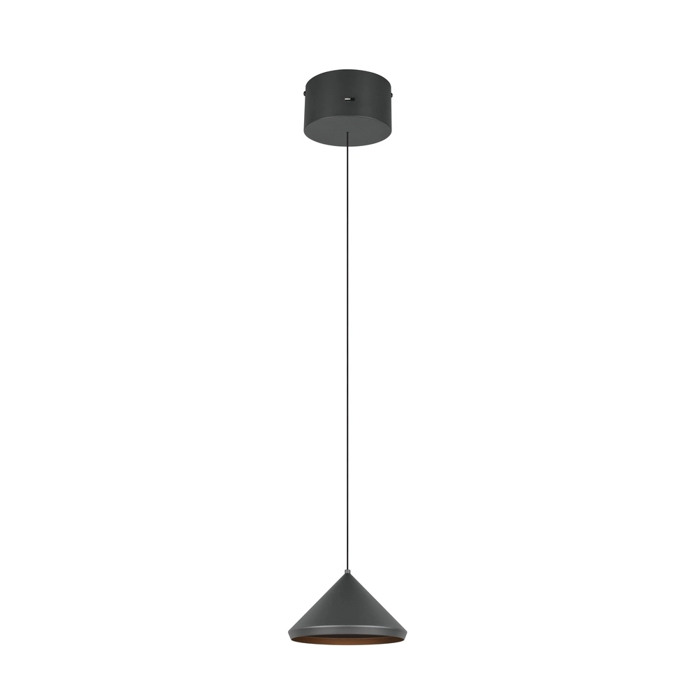 Moderne Pendelleuchte Laguna Ø 18cm schwarz Trio 4017807667608