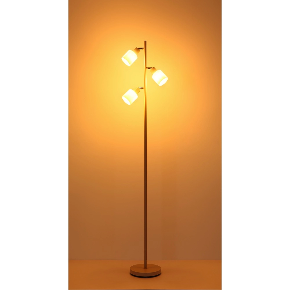 Stehlampe Trent sandbraun Globo 9007371572977