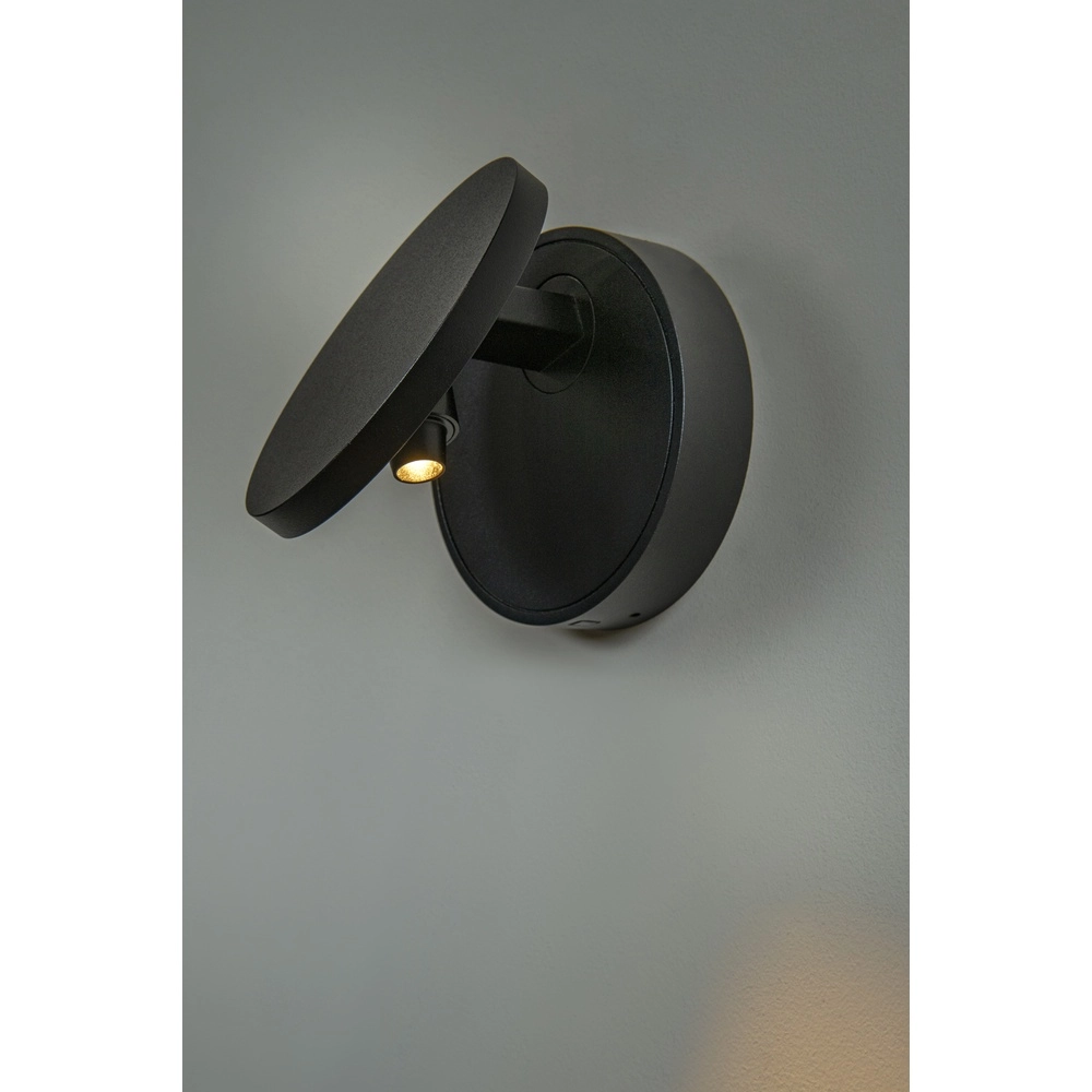 Design-Wandlampe Ufor Schwarz Premium by Lucide 5411212570116