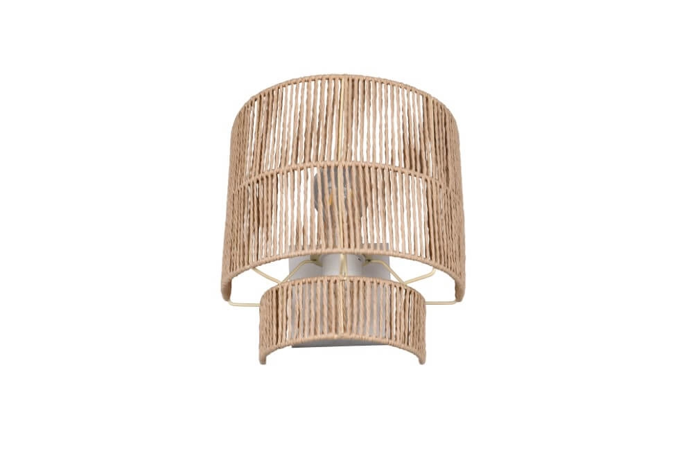 Japandi Wandleuchte Satna Rattan Trio 4017807636192