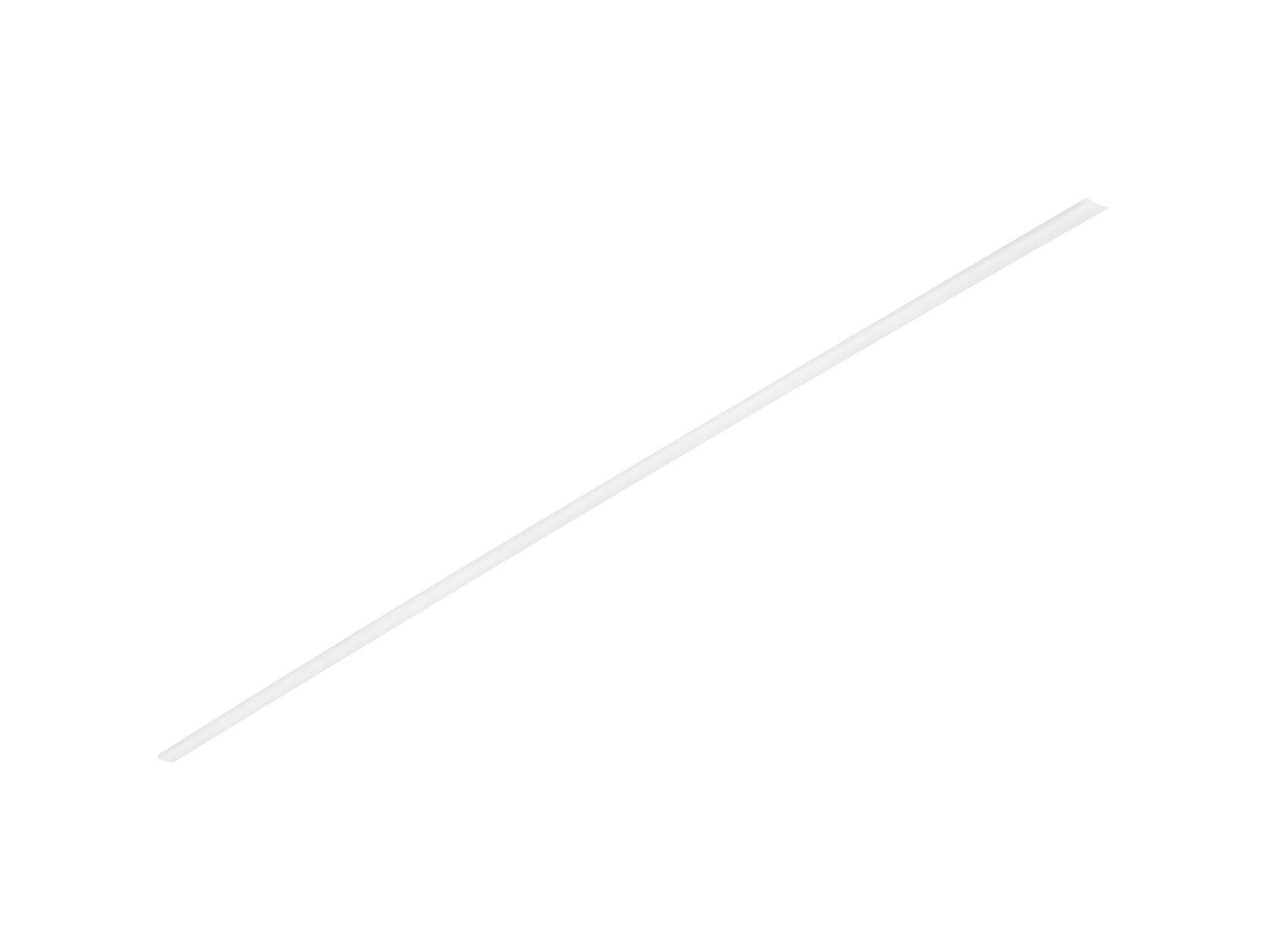 Schienenabdeckung 1m Duoline für 2-Phasen-Schiene transparent