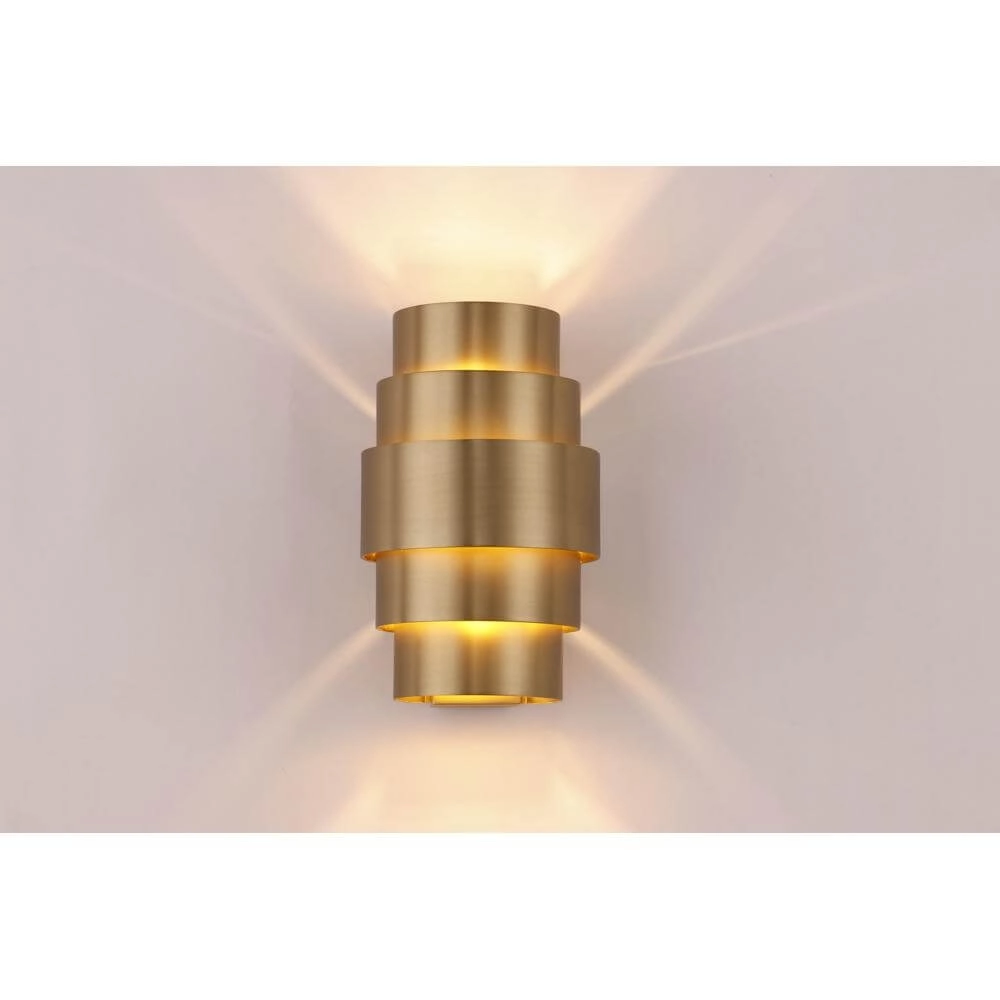 Design-Wandleuchte Rolls Bronze Artdelight 8720701101470