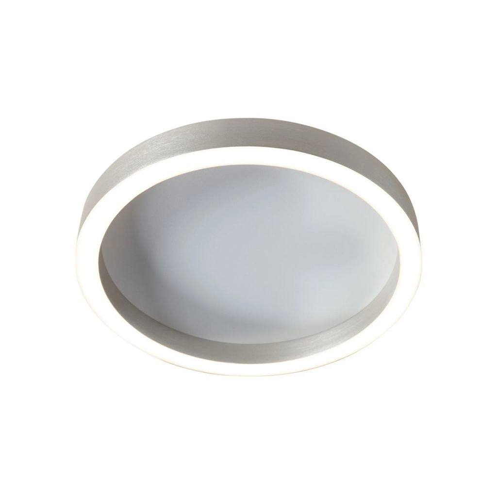 Design-Deckenlampe Ringlux gebürstetes Metall Ø 30cm Steinhauer 8712746180916