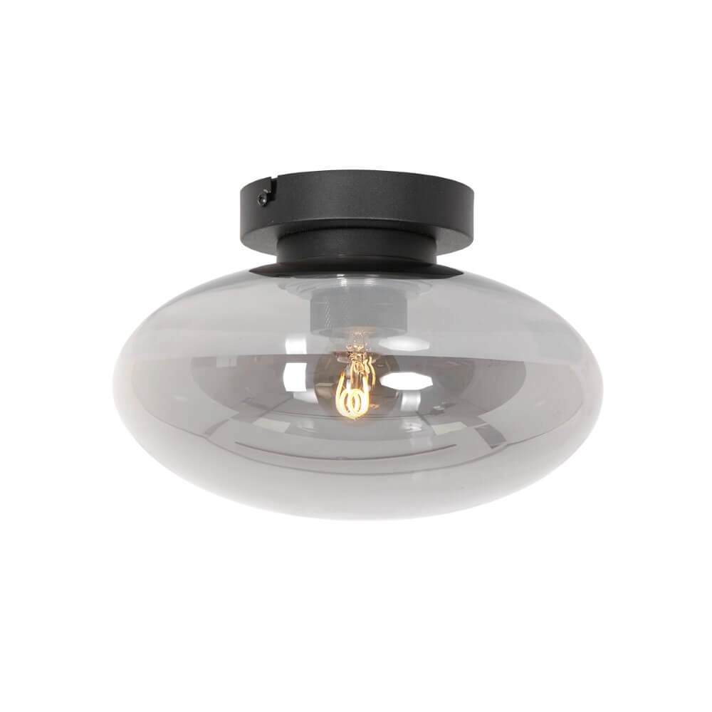 Deckenleuchte aus Glas Reflexion oval Ø 25cm Steinhauer 8712746161328