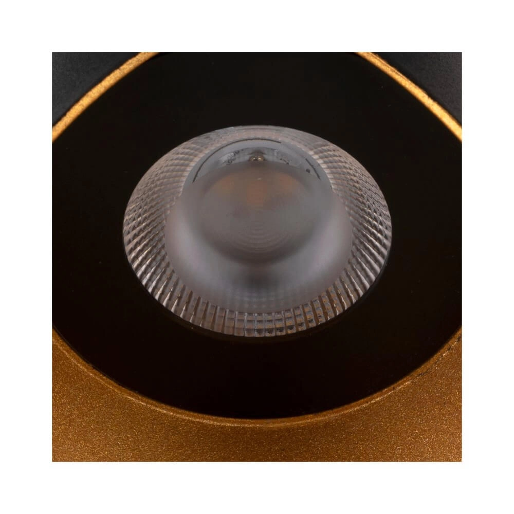 Großes LED-Auf- und Abwärtslicht Modela schwarz mit gold SLV 4024163289153